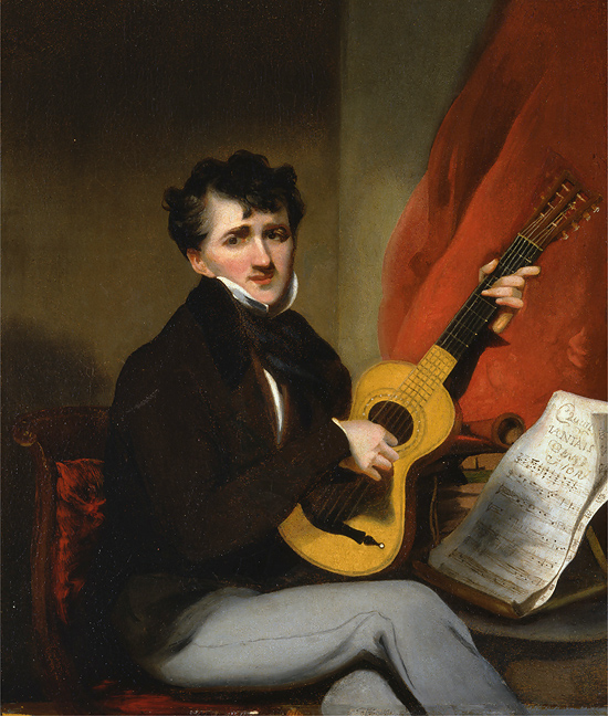 man playing guitar