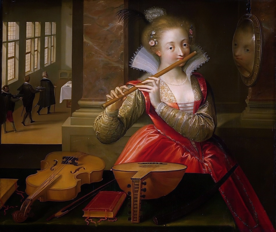 Allegory of Music by Dirk de Quade van Ravesteyn, c. 1600 | Kunsthistorisches Museum, Vienna