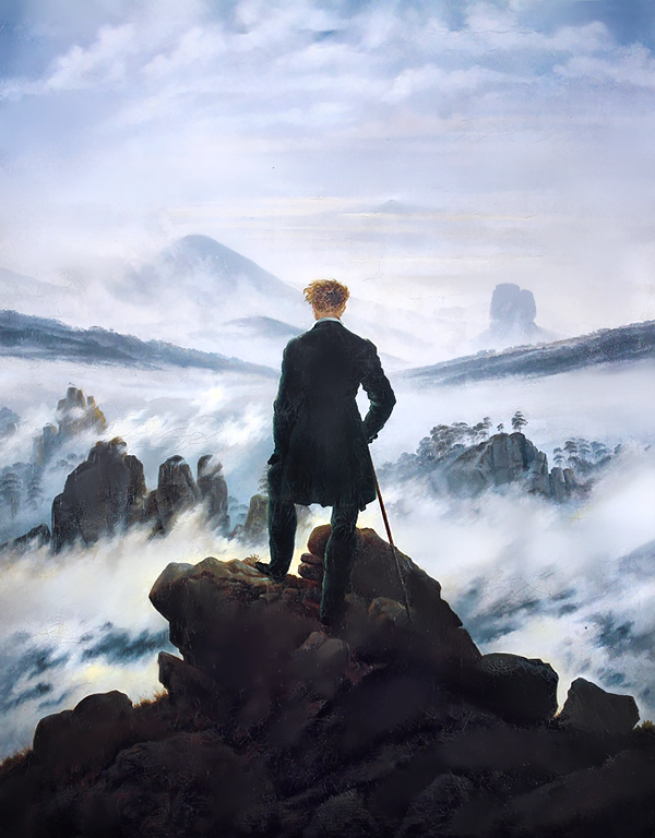 The wanderer above the sea of fog