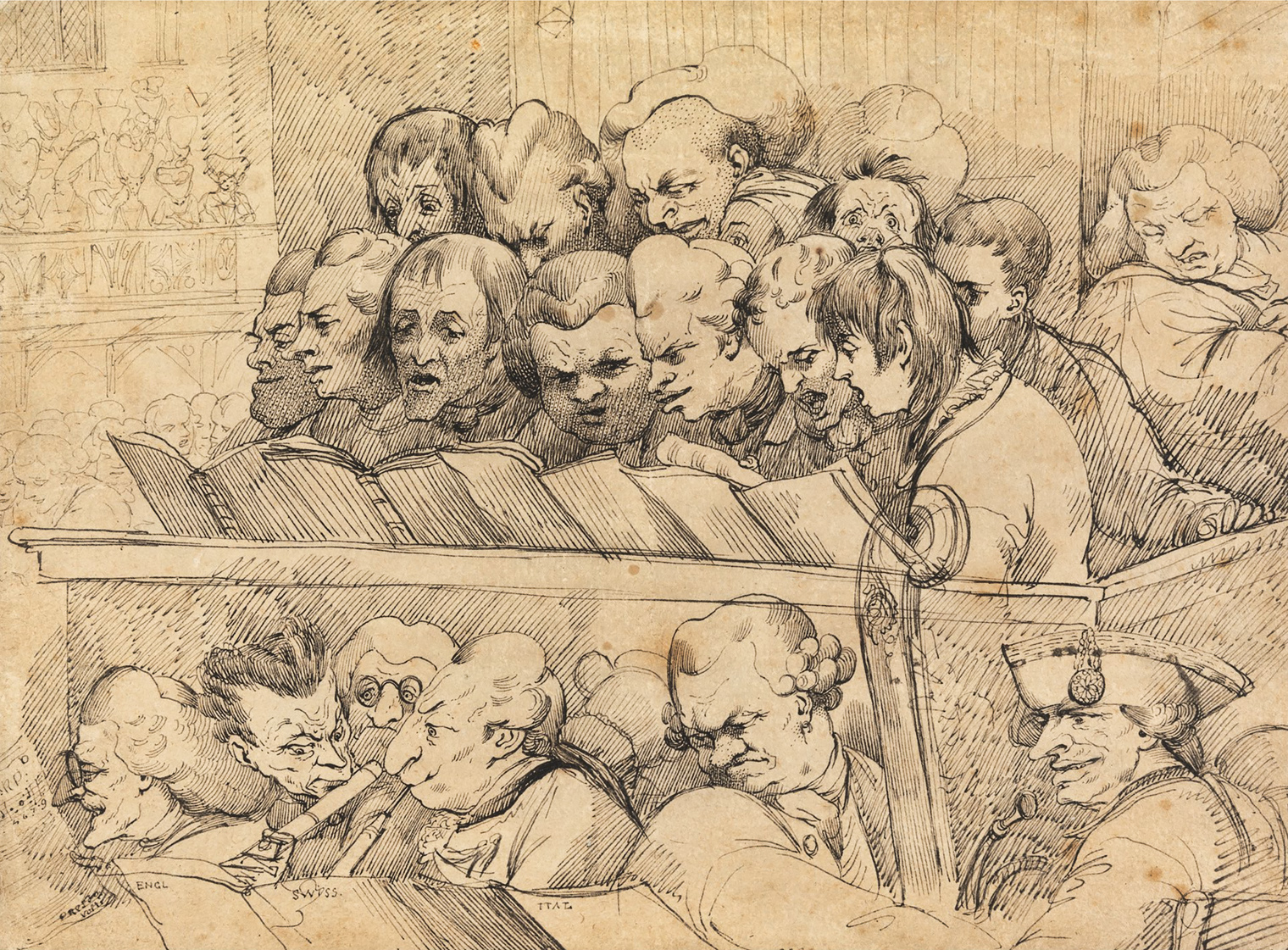 Choir and Orchestra | John Hamilton Mortimer, 1740–1779 | Yale Center for British Art, Paul Mellon Collection