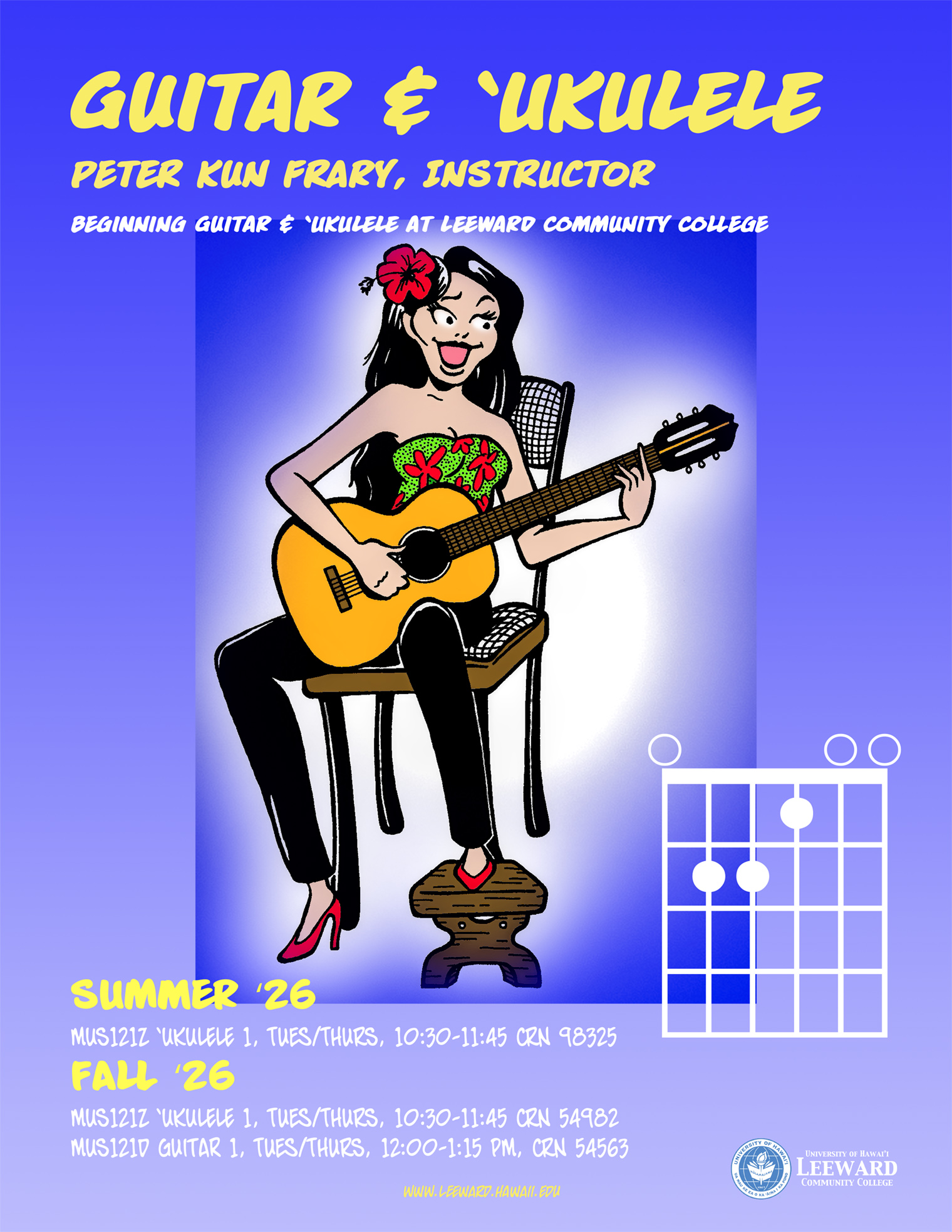 Learn Guitar or Ukulele