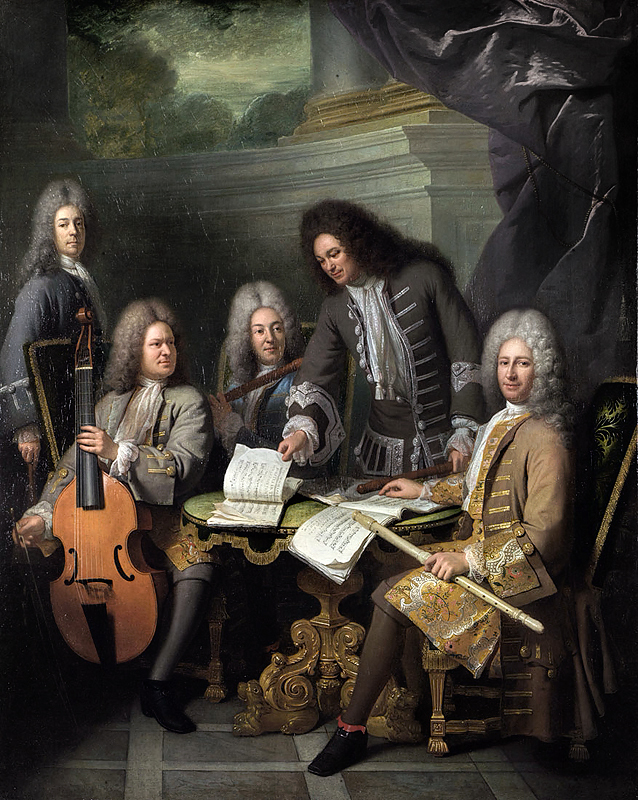 Michel de la Barre and Musicians | Andrés Bois, 1656-1740 | The National Gallery of Art