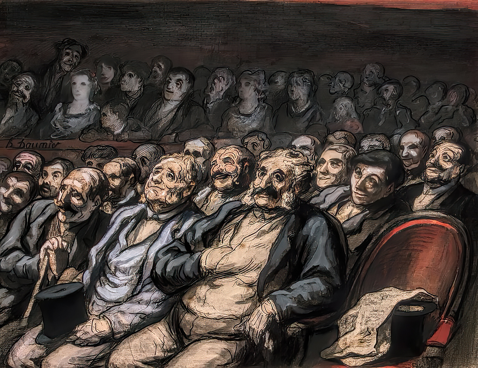 The Orchestra Seat | Honore Daumier, 1808-79 | PBS Learning Media