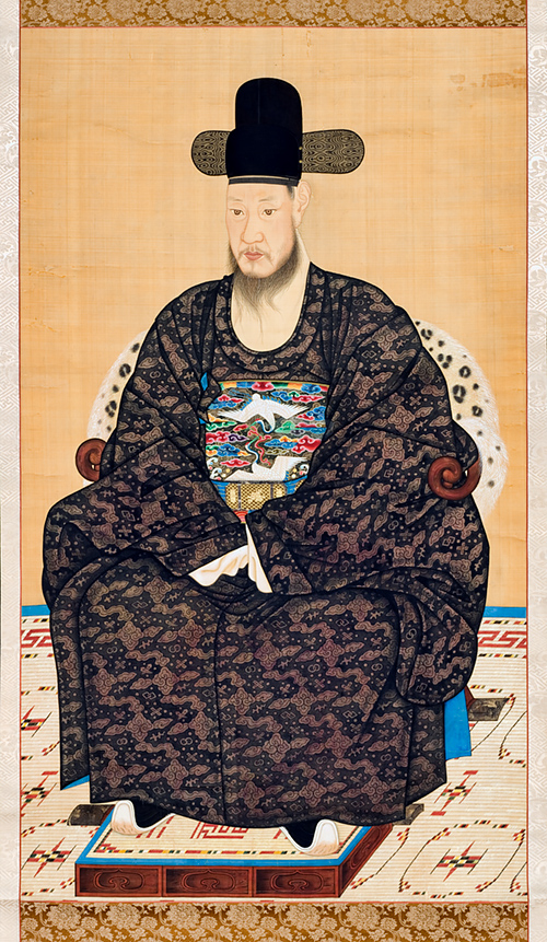 19th Portrait of Scholar-official Robe
