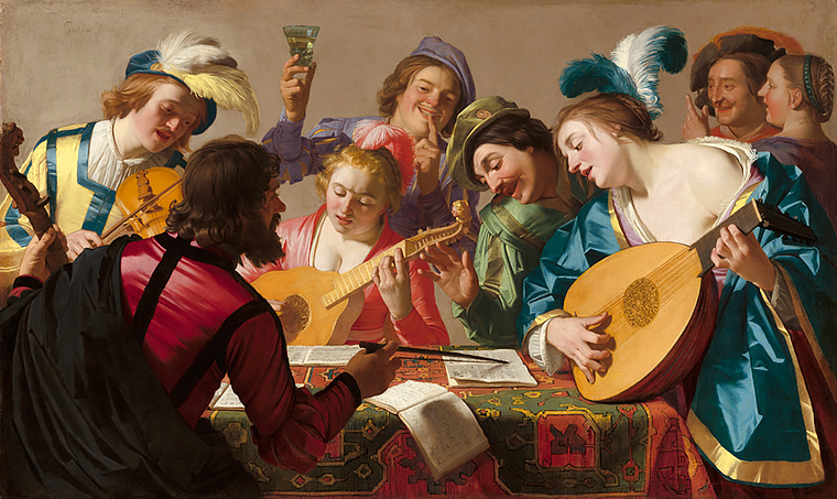 Concert | G. van Honthorst (1590-1656) | Broken consort | National Gallery of Art