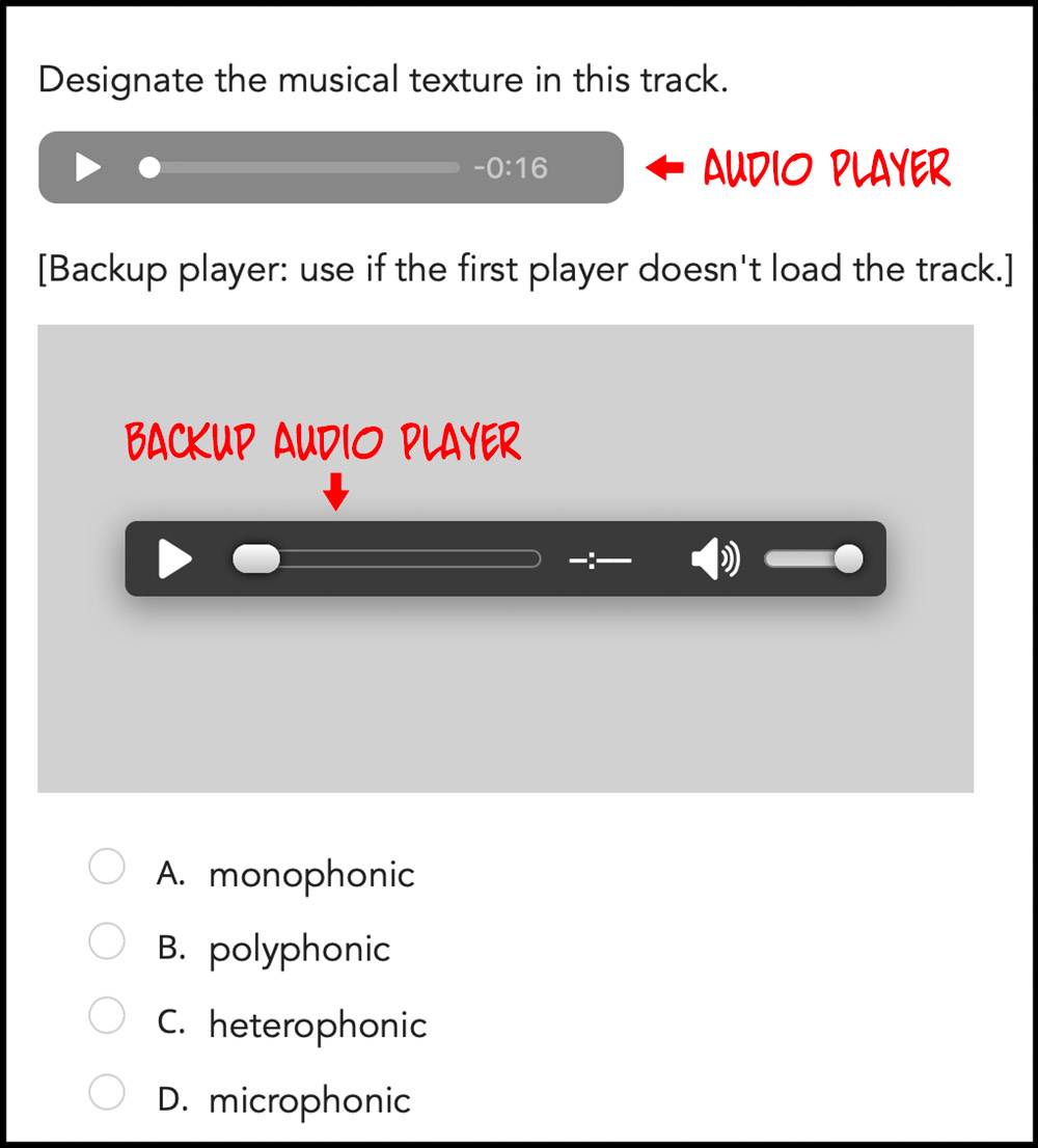 audio player