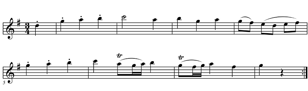 A Section Melody