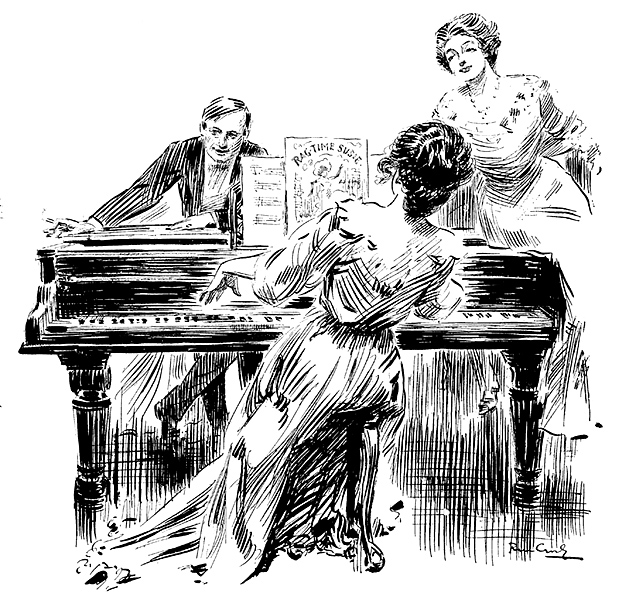 Home Entertainment | Ragtime piano was all the rage in middle America | Dover Clip Art