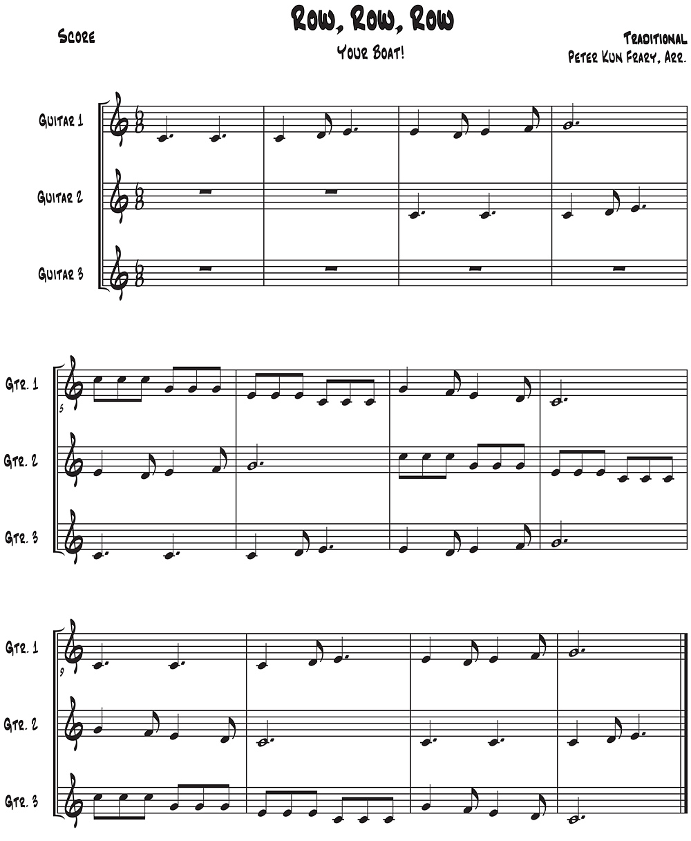 example of polyphonic music